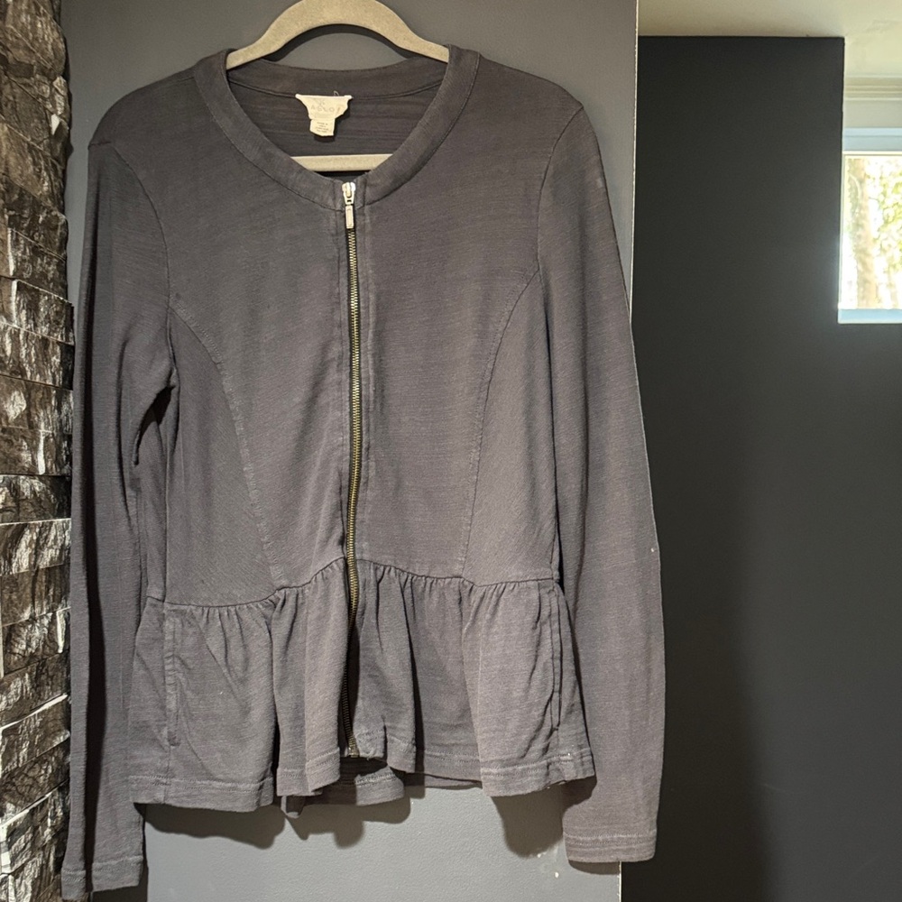 Caslon Charcoal Knit Top